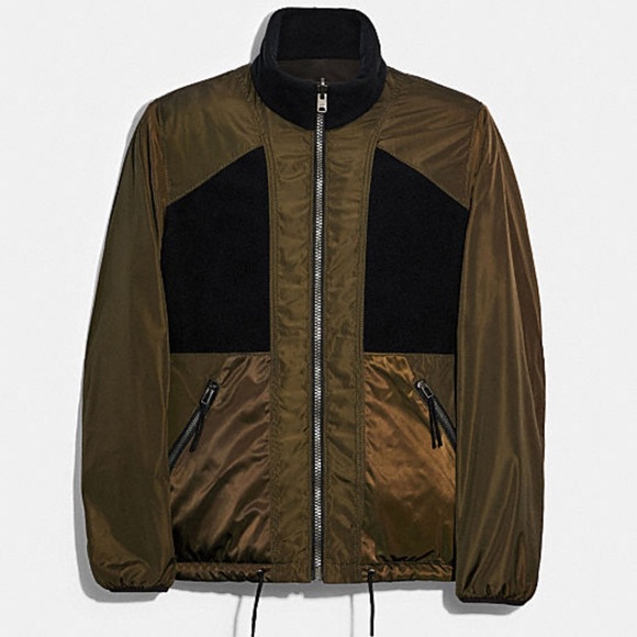 Coach Other - Coach Polar Fleece Reversible Zip up Jacket logos throughout brand new with tags